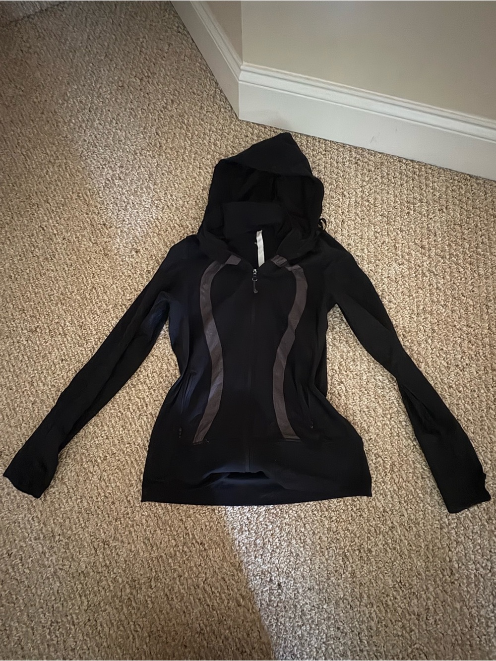black lulu lemon define jacket